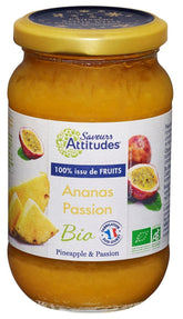 Ananas-Marakuja-mousse LUOMU 310 g - SAVEURS ET FRUITS